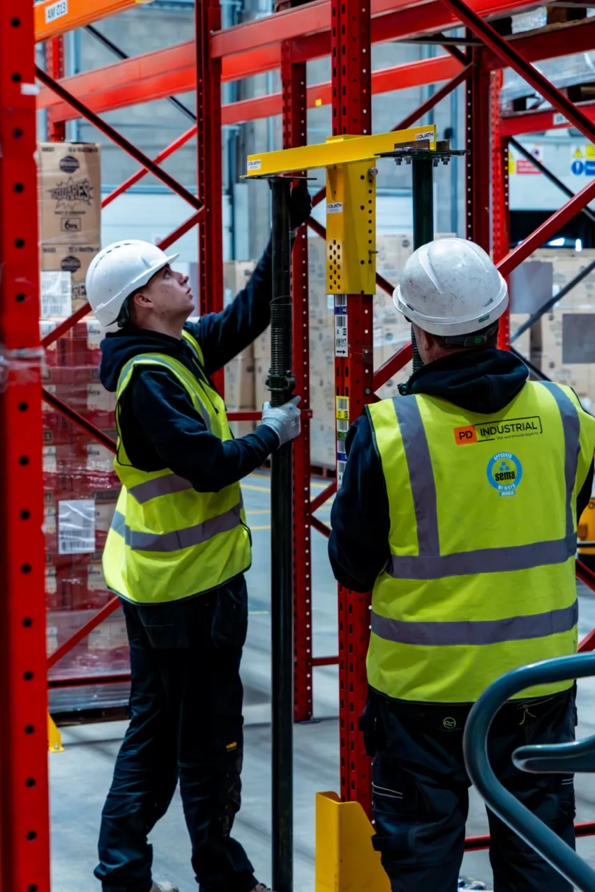 Goliath installation in a warehouse