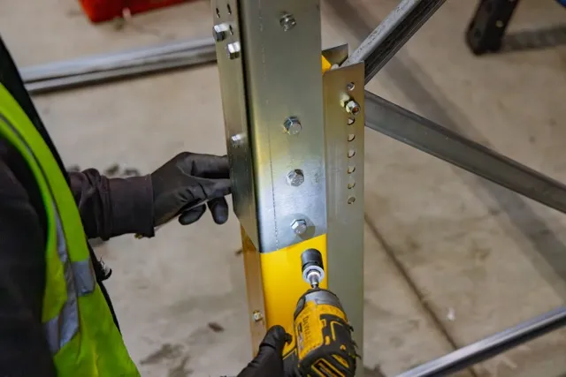 Racking installation with Goliath system